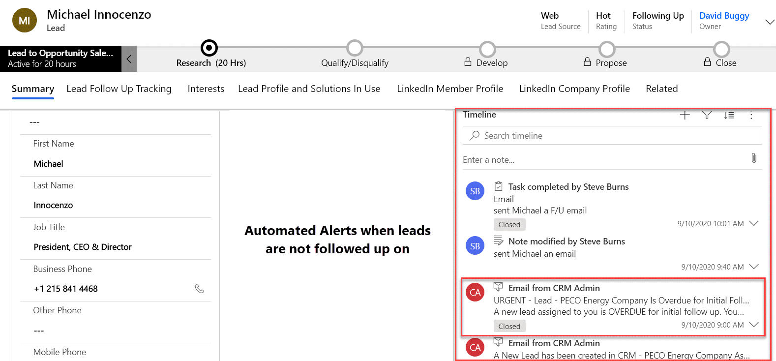 Automated Alerts