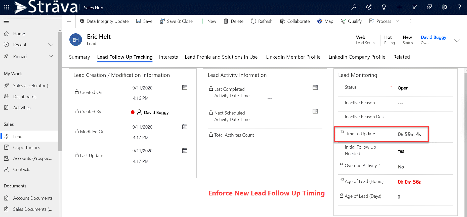 Prospect Tracking - Time to Follow Up