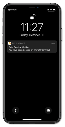 Dynamics 365 Field Service Push Notifications